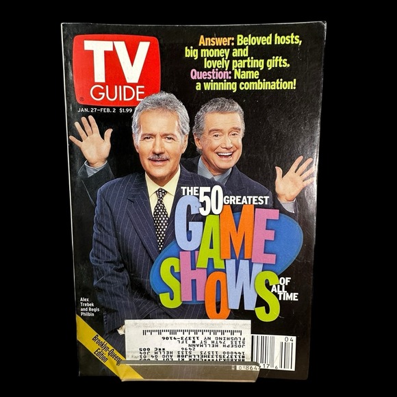 Other - TV Guide Feb 2, 2001 Issue # 2496 Subscription Edition Cover: Alex Trebek